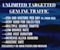 drive unlimited targetted genuine traffic