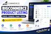 add products to bigcommerce with categories, images and variants