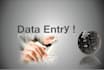 complete any type of Data Entry work, 3 hours