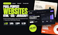 be your expert front end web developer using HTML CSS javascript