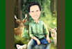 create cartoon, caricature, or story portrait of picture
