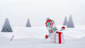 create professional Chrismtas with Snow man
