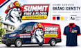 design a complete mascot brand identity for your home service business