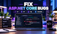 fix asp net core bugs and backend issues