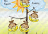 create a cute family tree page for your kids