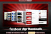 create 3 Facebook Timeline APP Thumbnails