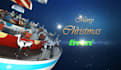 do a stanning  merry christmas intro video in 3d