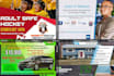 design amazing web banner, header