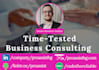 give you helpful business advice