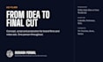 create your brand ad film or video commercial from concept to final cut