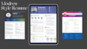 write or design modern and professional resumes