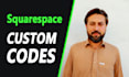 write custom code squarespace
