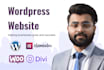redesign build a modern wordpress business website as a full stack developer