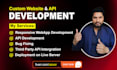 develop ajax, js, PHP, mysql, laravel and API based web app