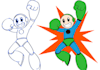 convert your sketch/drawings into a colored vector illustration