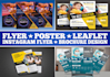 design flyer, poster, brochure, leaflets, instagram flyer