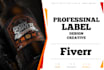create a professional label design