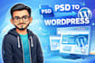 convert psd to wordpress in 1 day