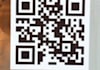make a great QR Code graphic for a two color window sticker