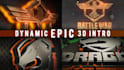 create a epic 3d logo intro
