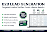 do b2b lead generation, linkedin leads and email list building