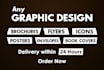 do any graphic design work in 24hrs