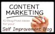 write 10 self help blog post titles