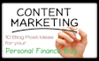 write 10 personal finance blog post titles