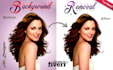 do background removal, retouching and enhancement