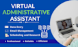 work as virtual admin assistant