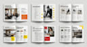 do awesome modern product catalog lookbook sell sheet design