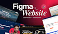 figma website design, website UI UX design, figma design, website mockup