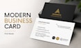 design a modern and professional business card