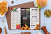 create a beautiful restaurant menu
