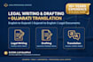 do english gujarati translation, typing, legal drafting