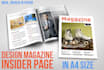 design well arranged magazine page