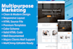 professional HTML email template or newsletter