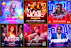 do event flyer, birthday party, dj party, club party flyer