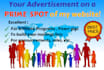 display your advertisement on my website to help you make sales