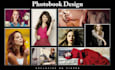 design photo book or photo album in indesign