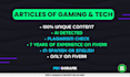 write an seo article about gaming or technology in spanish