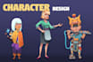 create character design and concept for games