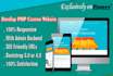 create a professional business website in PHP