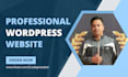 design professional and responsive wordpress website