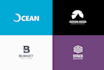 design a flat minimalist logo with modern creative and stunning look
