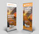 design creative professional roll up banner
