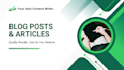 write your blog posts and articles with SEO