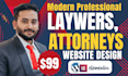 design lawyer, attorney and law firm website