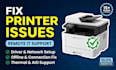 fix printer setup, driver, and printing problems remotely