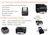 fix printer printing and connection problem remotely